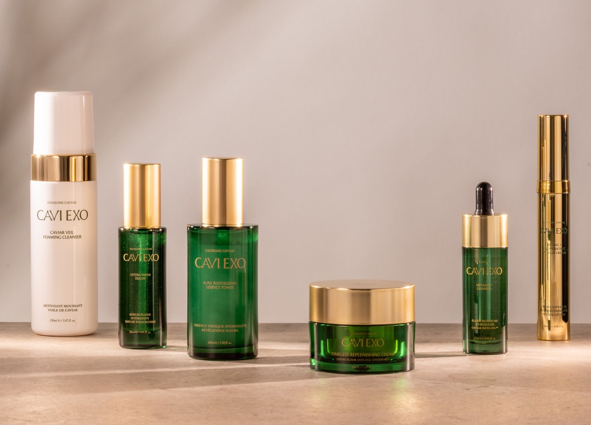 CAVI EXO launcht die weltweit erste Kaviar-Exosomen-Skincare-Linie
